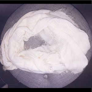 White free people scarf